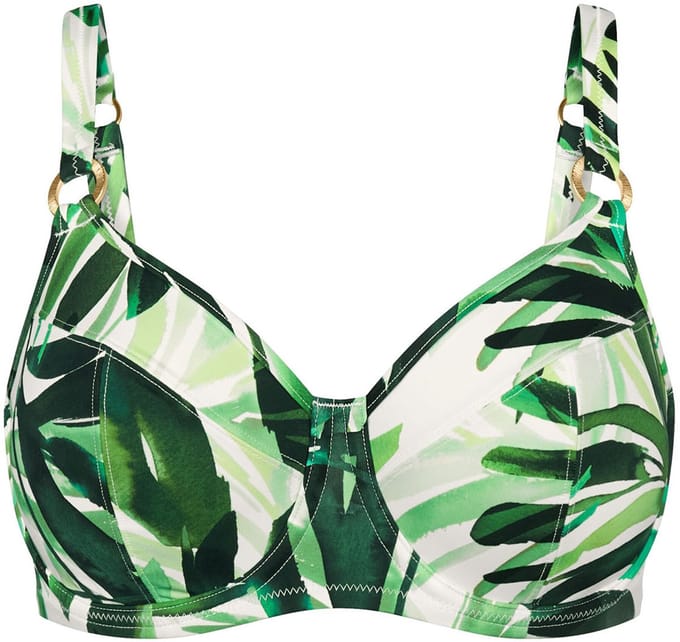 Verstelbare bandeau bikini top voor dames Triumph Summer Palm