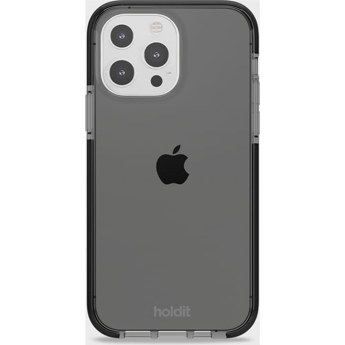 Holdit Seethru Case geschikt voor Apple iPhone 13 Pro - Zwart