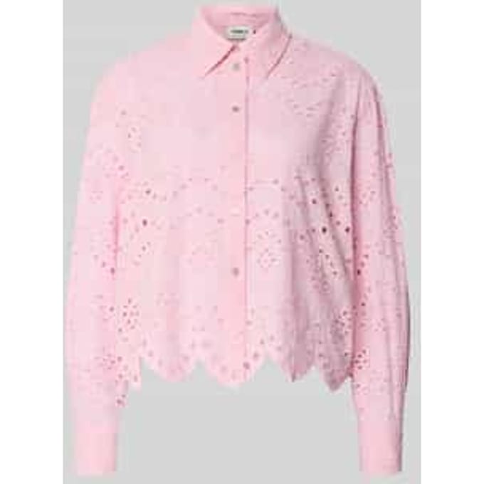 regular fit overhemdblouse van puur katoen model 'VALAIS'