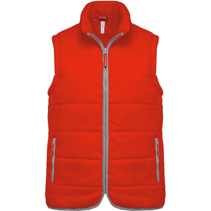 Kariban Gewatteerde bodywarmer K6116 - orange - L