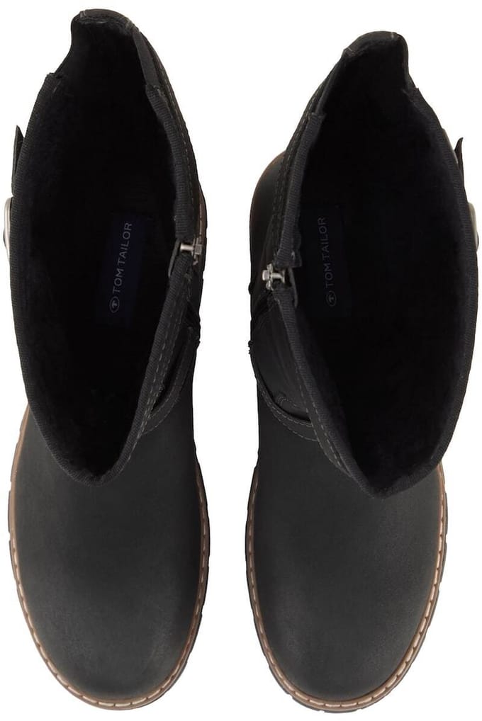 Tom Tailor - Laarzen met gespdetails - Maat 37 - black