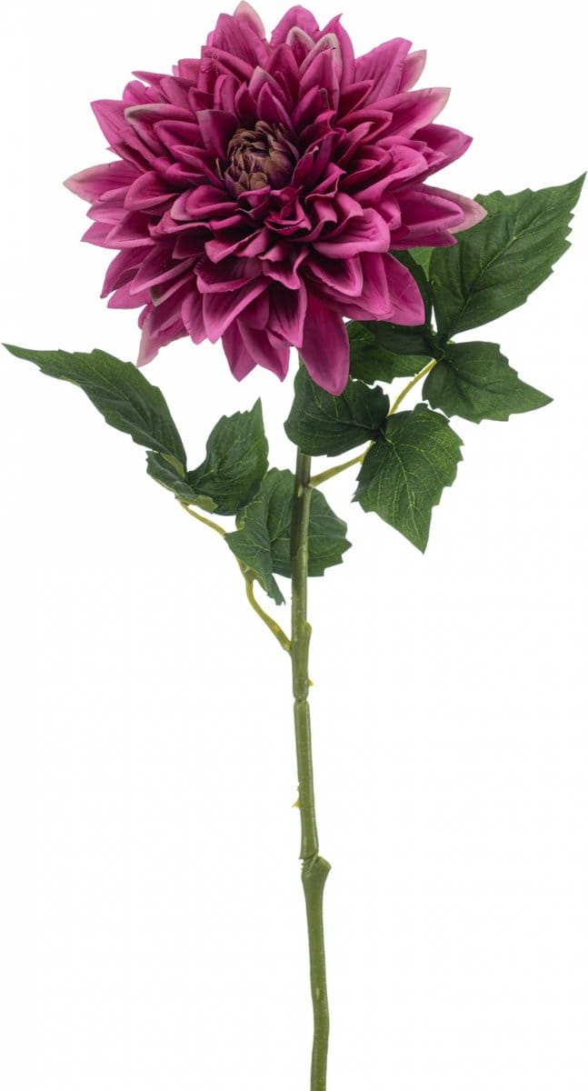 Emerald - Kunstbloem Dahlia RT mauve 70cm - Kunstplant voor binnen