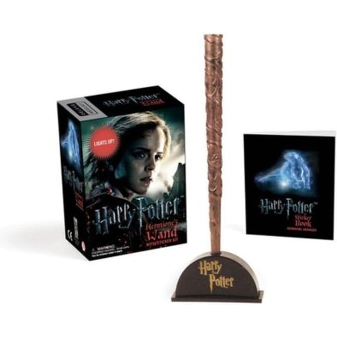 Harry Potter Hermione's Wand With Sticker Kit - Rp Minis - Running Press