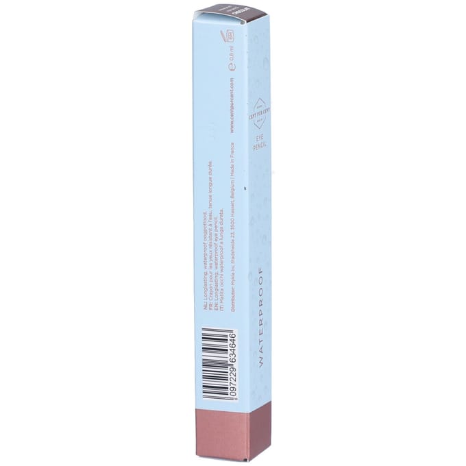 Cent Pur Cent Waterproof Eye Pencil Chocolat - Precisie - Eenvoudig in gebruik - 0,8 ml