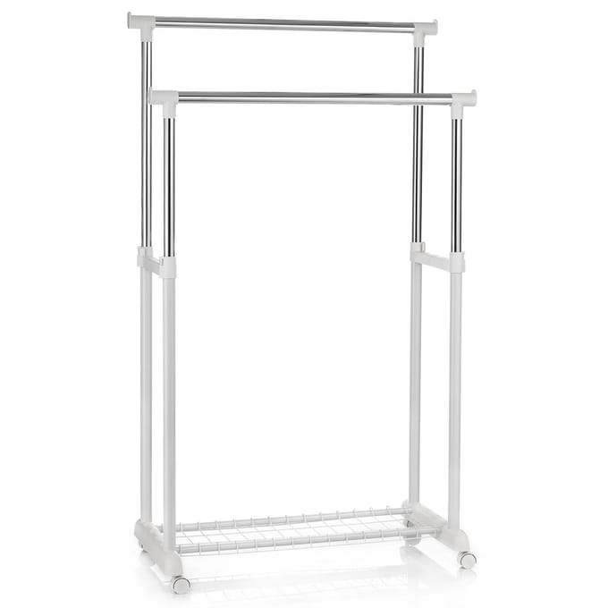 GROSSO garderobe, in hoogte verstelbaar, wit