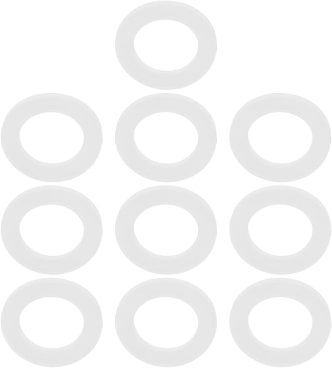 O Ring Sealing Ring Wit Silicoon 10 Stuks - Waterdichte Ringen voor Verwarming en Wasmachine, Duurzame Siliconen Dichtingen