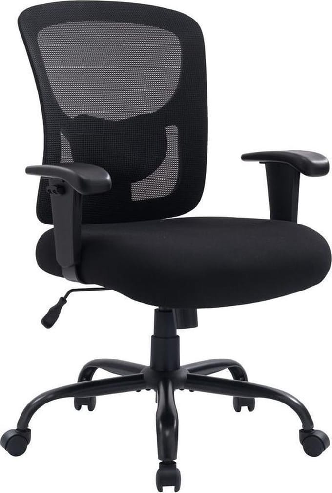 IVOL Ergonomische Bureaustoel Robust XXL - Mesh - 150kg Draagkracht