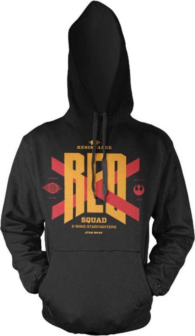 Merchandising STAR WARS 7 - Sweatshirt Red Squad Hoodies - Black (S)