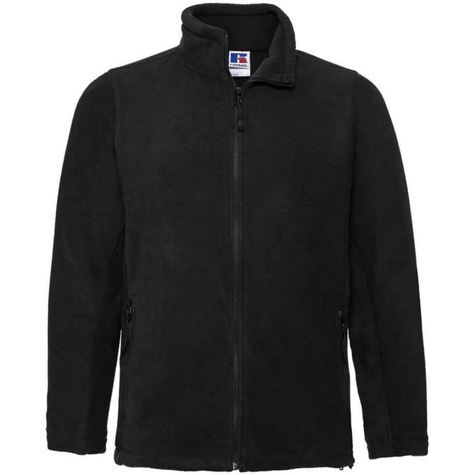Russell Heren fleecejas voor buiten (Zwart)