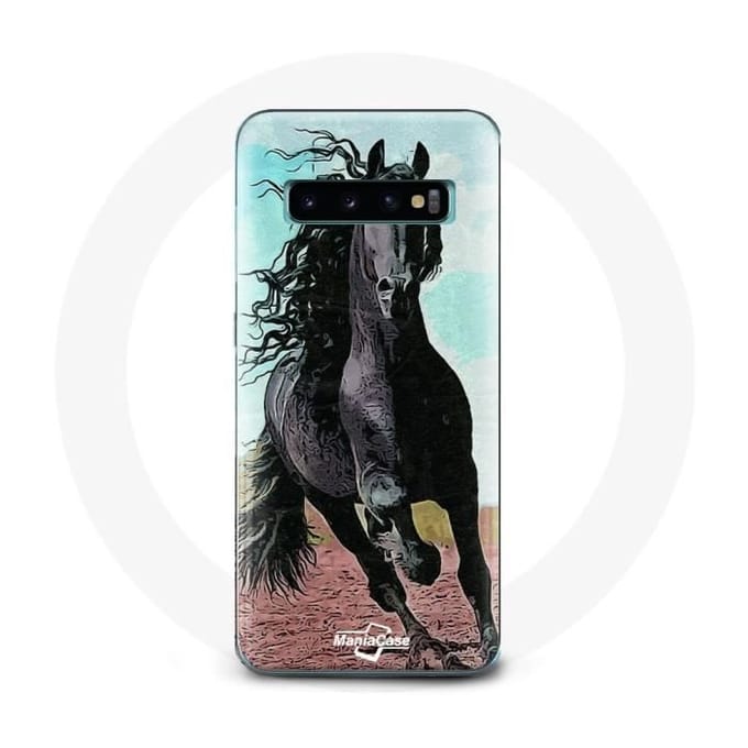 Coque - Frison - Samsung Galaxy S10 - Noir - Rigide - Protection noir