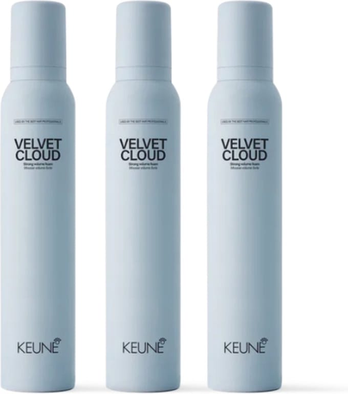 3 stuks - Keune - Velvet Cloud - Strong Volume Foam 200 ml