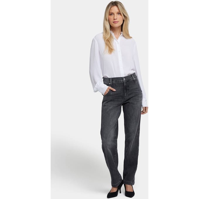 Brooke Loose Straight Jeans | Vintage Zwart