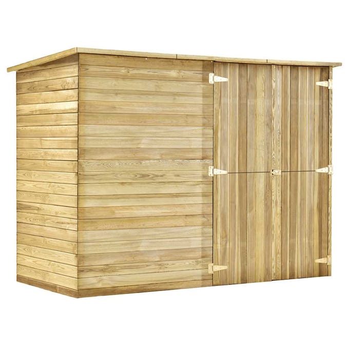 vidaXL - Tuinschuur - 232x110x170 - cm - geïmpregneerd - grenenhout