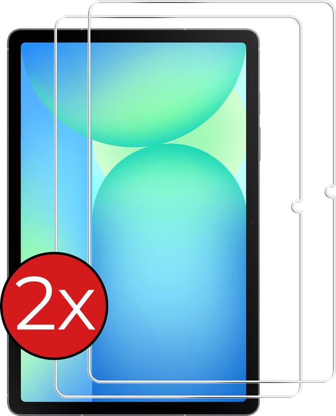 Screenprotector - 2 Stuks - Geschikt voor Samsung Galaxy Tab S10 Lite - Extra Sterk - Beschermglas - Gehard Glas - Tempered Glass - Screen Protector