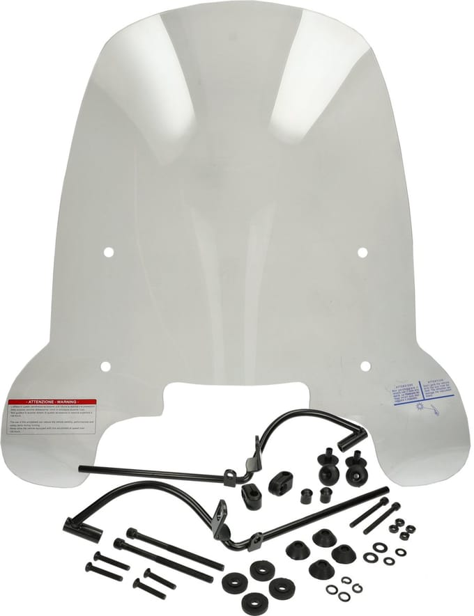 Mezoly Windscherm Peugeot New Vivacity hoog transparant