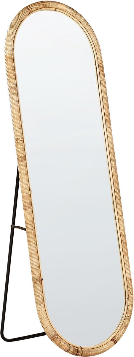 MONTOT - Staande spiegel - Naturel - Rotan