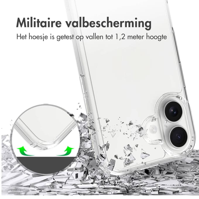 Accezz Hoesje - Geschikt voor Apple iPhone 17 - Xtreme Impact Backcover 2.0 - Transparant