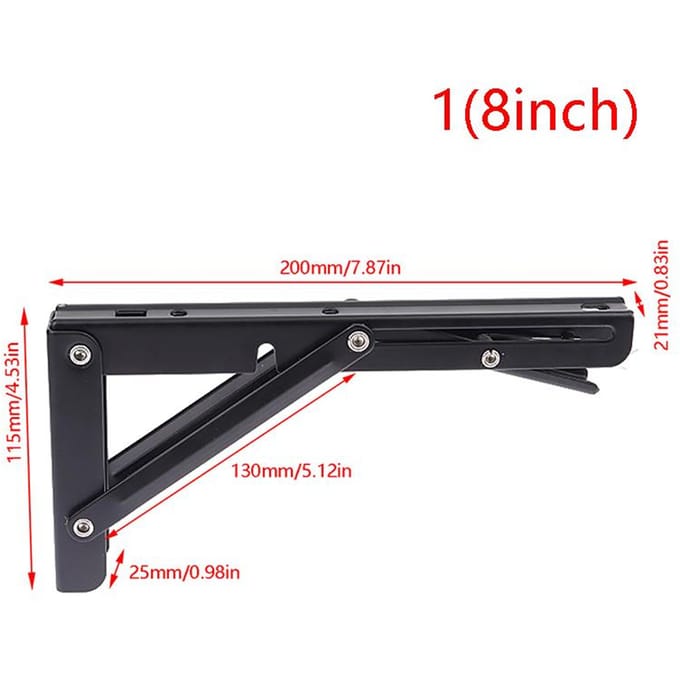 1 pièce Support Pliant pour Table d'Ambulance/Camping-car Étagère Accessoires de Table Pliante pour Camping-car/Caravane Supports d'Étagère Pliants