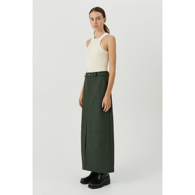Soulland Daryl Skirt Green Größe: XS/S | Maxiröcke Outlet | Unisex | Grün