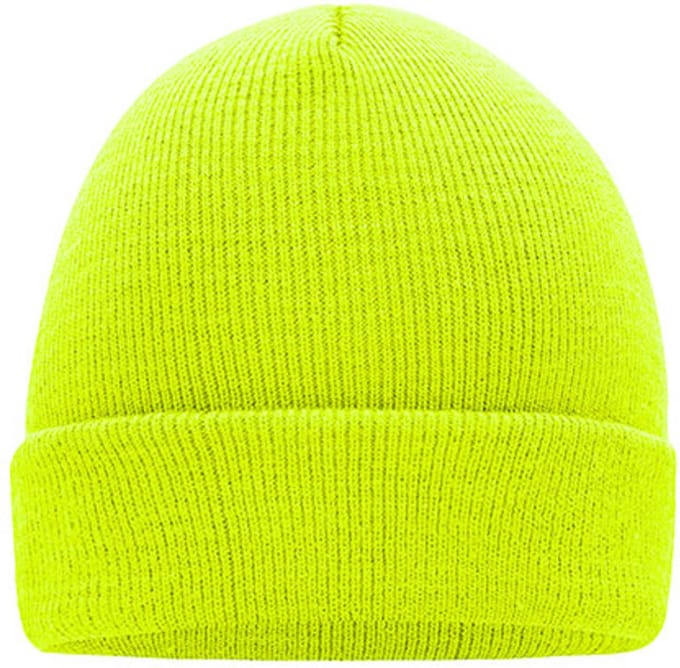 Myrtle Beach 'Knitted Cap' Beanie Felgeel