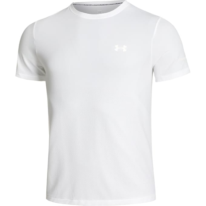 Under Armour Seamless Stride Hardloopshirt Heren-Wit