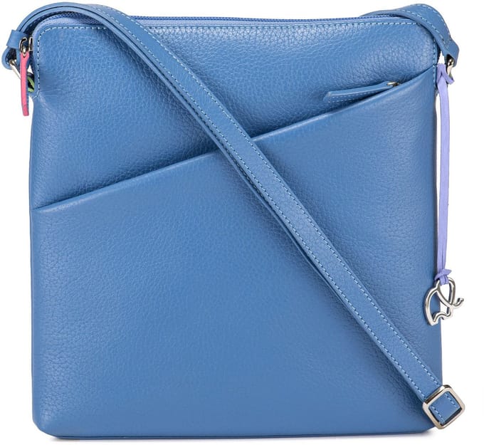 Mywalit Milano Crossbody tas Leder 24 cm - Dames - pitch blue
