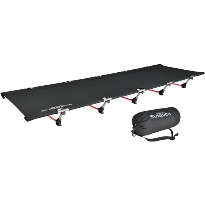 Lit de Camping pliable Portable pour une personne, lit pliant d'extérieur, poids de 330lb, Compact pour noir