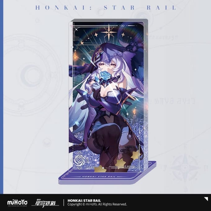 Honkai: Star Rail Light Cone Acryl Ornament with Glitter: Black Swan Reforged Remembrance 15 cm