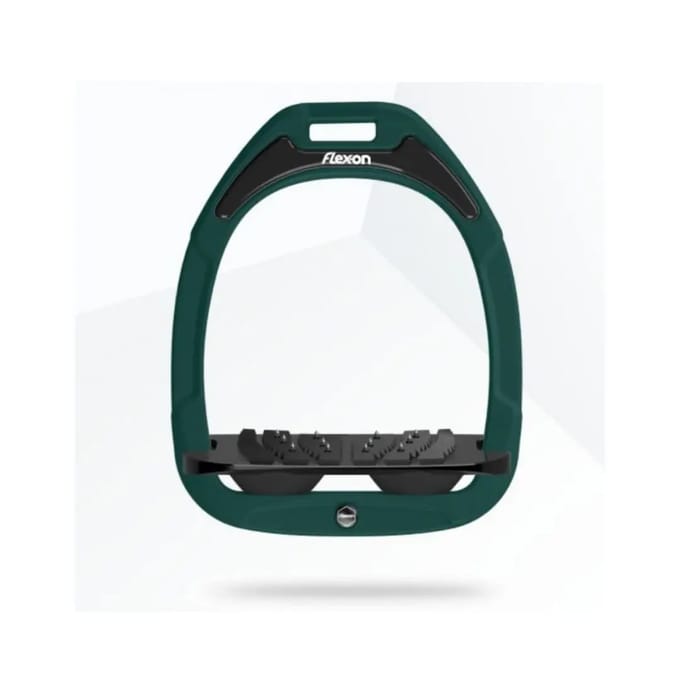Ultra Grip Aluminium/Zwart/Groen stijgbeugels Flex-On Green Composite