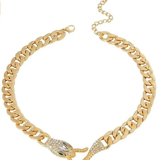 Creatieve Snake Choker Vintage Chain Snake Ketting Mode Vrouwen Party Persoonlijkheid Sieraden Punk Geschenken