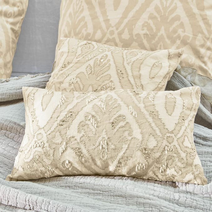 LOBERON Kussenhoes set van 2 Armidale wit/beige