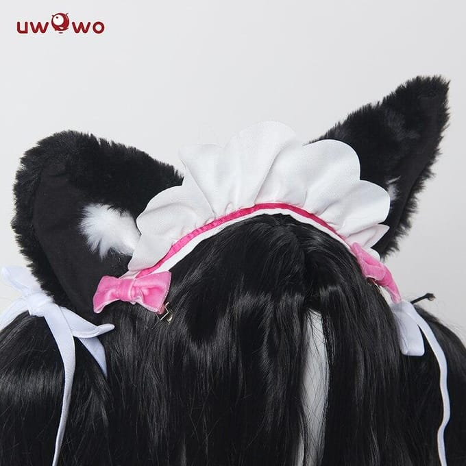 Uwowo Nekopara Cosplay Robe, Chat de Dessin animé Cosplay Fille avec Chocolat S blanc