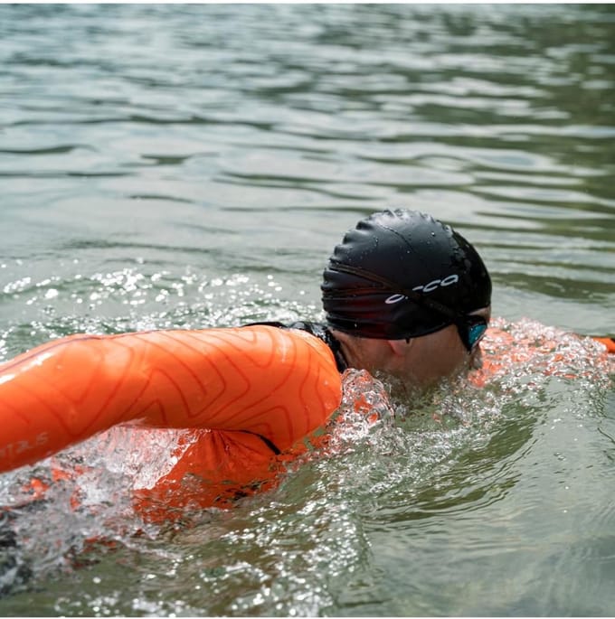 2026 Orca Heren Vitalis Hi-Vis Rug Ritssluiting Open Water Swim Wetsui