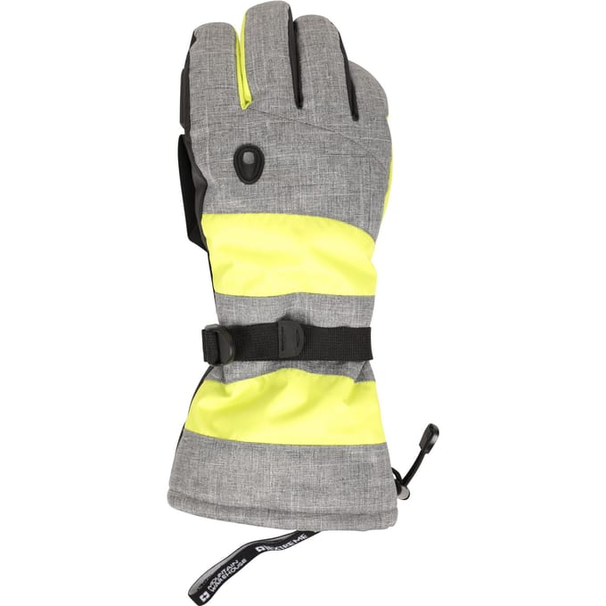 Mountain Warehouse Heren Summit Extreme Skihandschoenen (Geel/Grijs/Zwart)