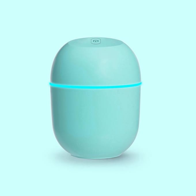 Ultrasone luchtbevochtiger Mini draagbare etherische olie aromatherapie diffuser voor thuiskantoor auto 220 ml wit