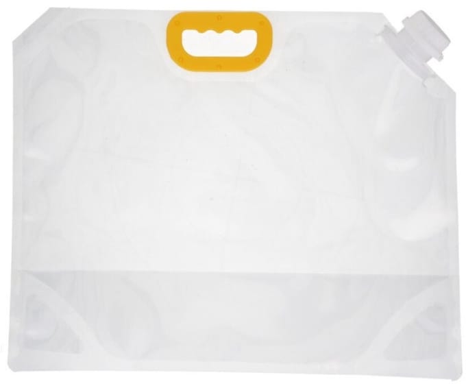Gerimport Watercontainer - 10L - transparant - met tapkraan - opvouwbaar - jerrycan - waterzak