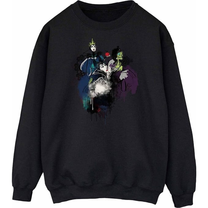 Disney Dames/Dames Schurken Sweatshirt (Zwart)