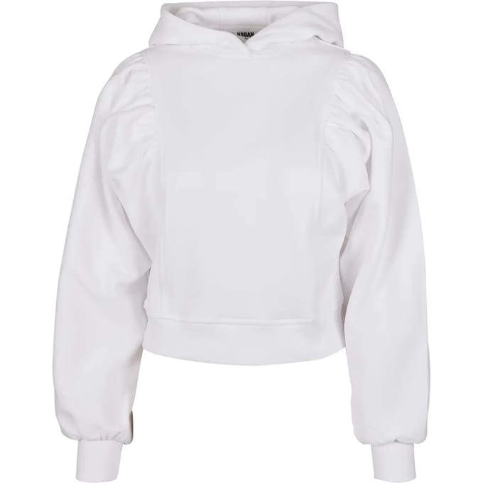 Dames sweatshirt met capuchon Urban Classics Organic Gathering Batwing
