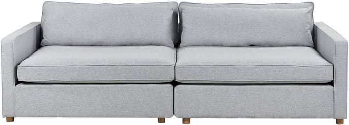 VINSTRA - Driezitsbank - Grijs - Polyester