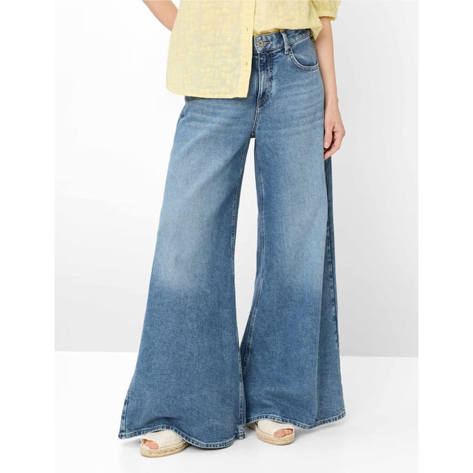 Brax Dames Jeans  Style MARCH USED REGULAR BLUE, denim blauw regular, maat 40K