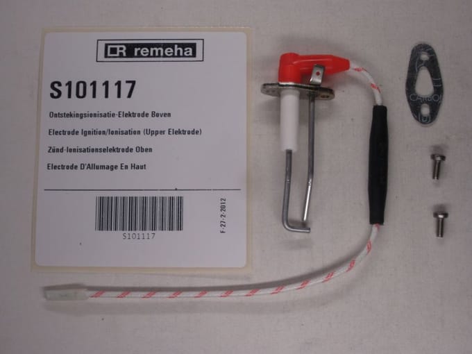 Remeha Ontsteking-ionisatie-elektrode boven, S101117