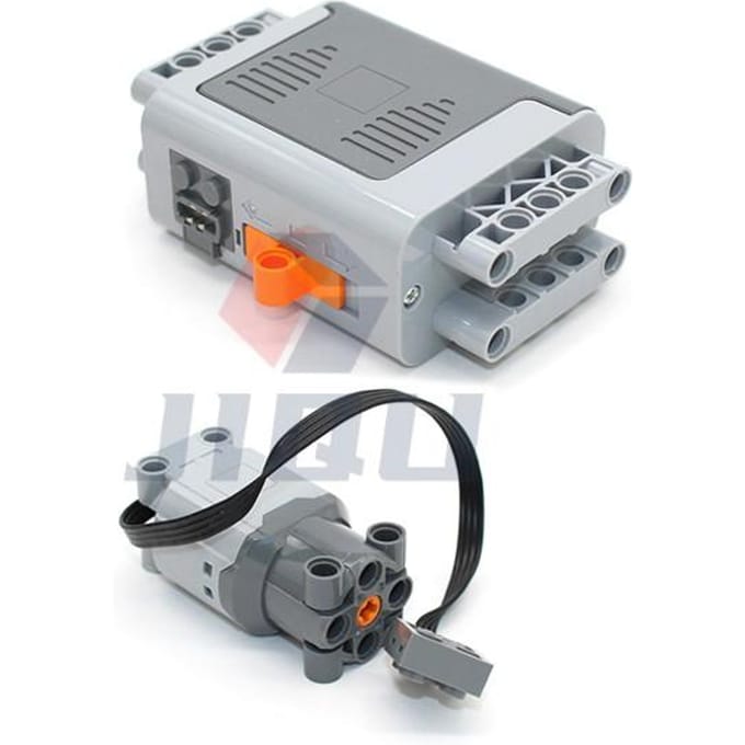 MOC High-tech Multi-speed Motor Versnellingsbak Set Bouwstenen Bakstenen Compatibel met Motor PF Doe-het-zelf Speelgoed