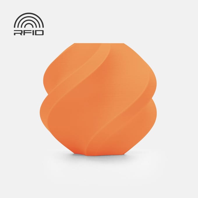 Bambu Lab PLA Matte 3D Printer Filament - 1.75mm - 1kg - Mandarin Orange (Oranje) - Incl. Spool
