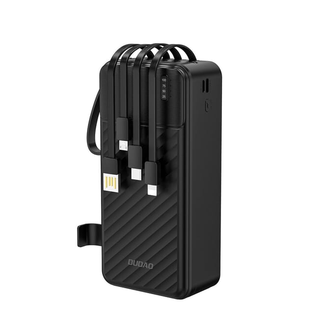 Dudao K11 Max Powerbank with Built-in Cables - 30000 mAh