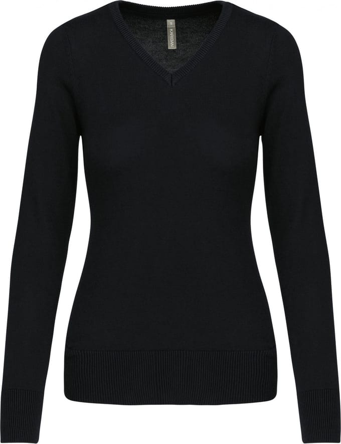 Kariban K966 Dames pullover met v-hals