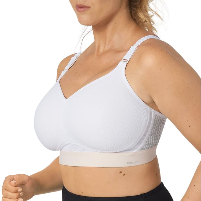 Triumph Triaction Hybrid Lite P EX Dames Sportbeha - WHITE - Maat E080
