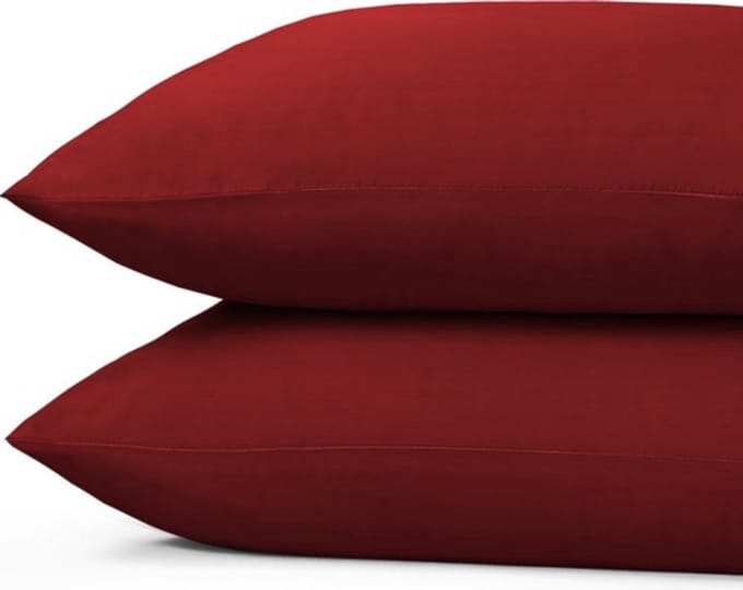 Cozy Covers 100% Katoen - Kussenslopen - Set van 2 - 60x60 cm - Rood