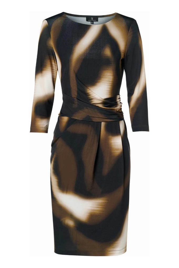 Eloise Print Jurk Olijf / Multi