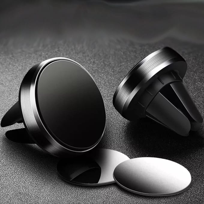 Slimtron - Magnetische Autohouder - Telefoonhouder magnetisch voor ventiliatierooster - simpel en compacte houder