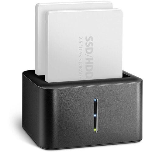 AXAGON ADSA-D25 USB 3.2 Gen 1 - 2x SATA 6G 2.5 SSD/HDD CLONE DUAL MINI dock *USBAM *MICROBM *SATAF